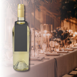 Professionele Onyx zwarte kleur | Klassiek Elegant Flessenhanger