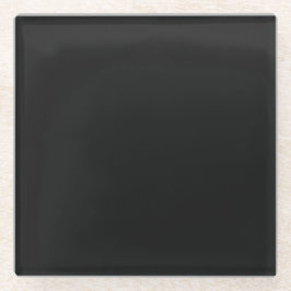 Professionele Onyx zwarte kleur | Klassiek Elegant Glazen Onderzetter