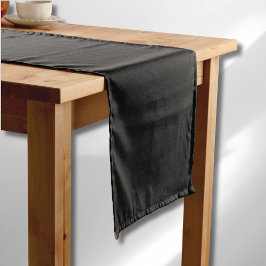Professionele Onyx zwarte kleur | Klassiek Elegant Korte Tafelloper