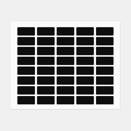 Professionele Onyx zwarte kleur | Klassiek Elegant Labels