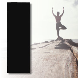 Professionele Onyx zwarte kleur | Klassiek Elegant Yogamat