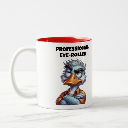 Professionele Oog Roller Tweekleurige Koffiemok (Links)