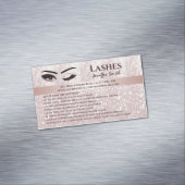 Professionele oogbolletjes na zorg magnetisch visitekaartje (Voorbeeld)