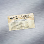 Professionele oogbolletjes na zorg magnetisch visitekaartje (Voorbeeld)