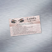 Professionele oogbolletjes na zorg magnetisch visitekaartje (Voorbeeld)