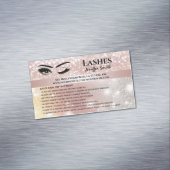 Professionele oogbolletjes na zorg magnetisch visitekaartje (Voorbeeld)