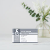 professionele ooggrafiek visitekaartje (Staand voorkant)