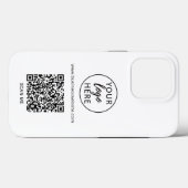 Professionele op maat gemaakte bedrijfs iPhone 13  Case-Mate iPhone Case (Achterkant (horizontaal))