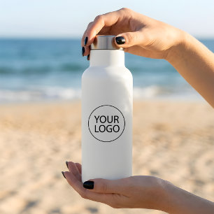 Professionele op maat gemaakte logo waterfles sticker