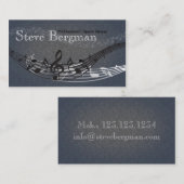 Professionele opera Singer Musician Card Teacher Visitekaartje (Voorkant / Achterkant)