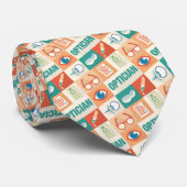 Professionele Opticien - klein design Stropdas (Opgerold)