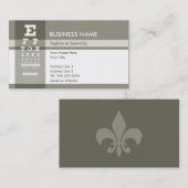 professionele optometrist visitekaartje (Voorkant / Achterkant)