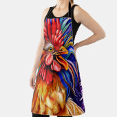 Professionele, opvallend zwarte Rooster Schort (Insitu)