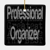 Professionele organisator keramisch ornament (Achterkant)