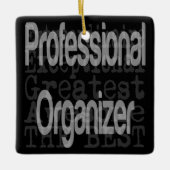 Professionele organisator keramisch ornament (Voorkant)