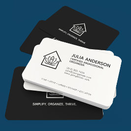 Professionele Organisator Zwart Noir Visitekaartje