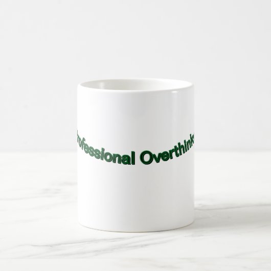Professionele Overdenker" Funny Coffee Mok (Center)
