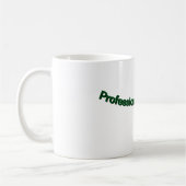 Professionele Overdenker" Funny Coffee Mok (Links)