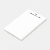Professionele overdenker, grappig, geestig, op maa post-it® notes (Schuin)