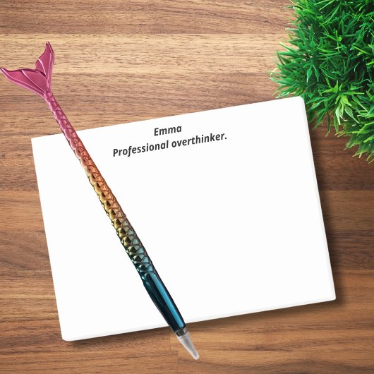 Professionele overdenker, grappig, geestig, op maa post-it® notes