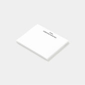 Professionele overdenker, grappig, geestig, op maa post-it® notes (Schuin)