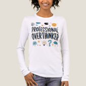 Professionele overdenker - grappig relatable Tri-Blend shirt (Voorkant volledig)