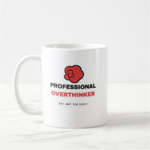 Professionele Overdenker Grappige Koffiemok