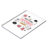 Professionele Overdenker – Grappige Notitieboek (Linkerzijde)