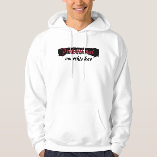 Professionele overdenker hoodie (Voorkant)