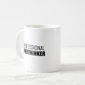 Professionele overdenker koffiemok (Voorkant links)