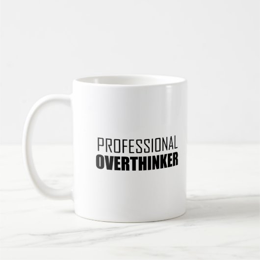 Professionele overdenker koffiemok (Links)