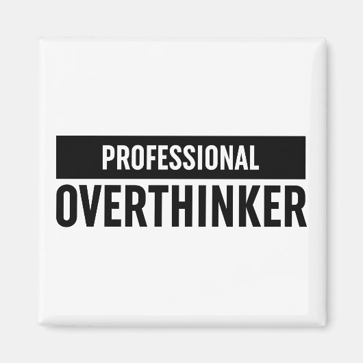 Professionele overdenker magneet (Voorkant)