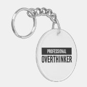 Professionele overdenker sleutelhanger (Voorkant Links)