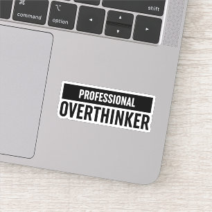 Professionele overdenker sticker