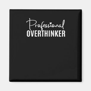 Professionele overdenker Sticker Magneet