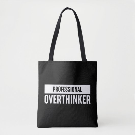 Professionele overdenker tote bag (Voorkant)
