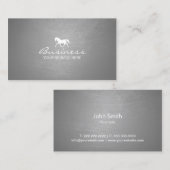 Professionele paarden en moderne paarden visitekaartje (Voorkant / Achterkant)