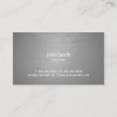 Professionele paarden en moderne paarden visitekaartje (Achterkant)