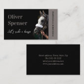 Professionele Paardrijden Trainer Kaart Visitekaartje (Voorkant / Achterkant)