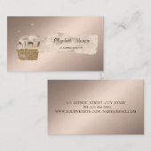 Professionele Paint Stroke Glitter Schoonmaak Visitekaartje (Voorkant / Achterkant)