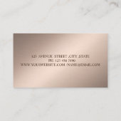 Professionele Paint Stroke Glitter Schoonmaak Visitekaartje (Achterkant)