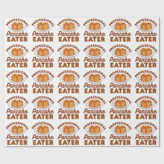 Professionele pannenkoekeneter cadeaupapier (Vlak)