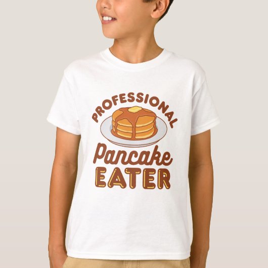 Professionele pannenkoekeneter t-shirt (Voorkant)