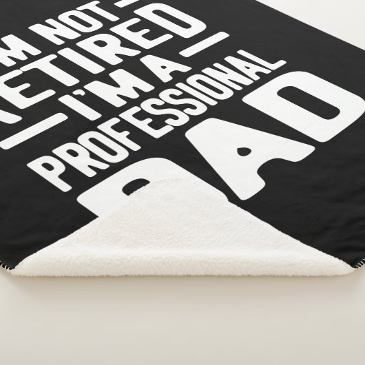 Professionele Pap Retirement Gift Sherpa Deken (3/4)