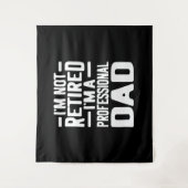 Professionele Pap Retirement Gift Wandkleed (Voorkant)