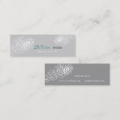 Professionele  peacock-doezelaar mini visitekaartje (Voorkant / Achterkant)