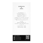 Professionele Pen Logo QR Code Notaris Prijs Reclamekaart (Achterkant)