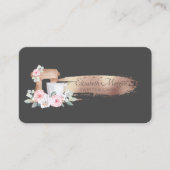 Professionele penseellijn, mixerbloemen visitekaartje (Voorkant)