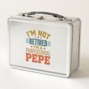 Professionele Pepe-pensionering Vintage typografie