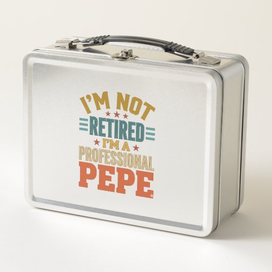 Professionele Pepe-pensionering Vintage typografie (Voorkant)
